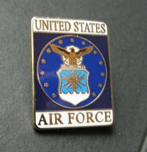 Us Air Force Usaf Rectangle Lapel Pin Badge 1 Inch United States - £4.28 GBP