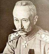 General Alexei A Brussilov Russian Commander WW1 Print 1917 Militaria Wa... - $565.67 MXN