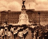Victoria Commemorativo Buckingham Palace Londra Valentines Velvette Gravure - £6.20 GBP