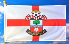 Southampton F.C. Football Club Flag 3x5ft Polyester Banner  White Red printed Do - £12.57 GBP