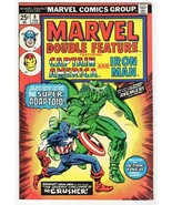 Marvel Double Feature #8 VINTAGE 1975 Marvel Comics Captain America Iron Man - $14.84