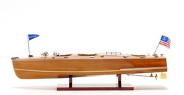 Model Motorboat Watercraft Traditional Antique Like Chris Craft Triple C... - £740.88 GBP