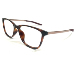 Nike Eyeglasses Frames 7284 244 Brown Tortoise Gold Square Full Rim 54-1... - £82.04 GBP