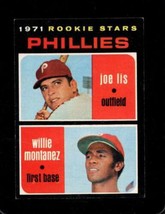 1971 Topps #138 Joe LIS/WILLIE Montanez Vgex (Rc) Phillies Rookies *X48159 - £7.83 GBP