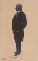 President Warren G Harding Silhouette 1921 from the Beatrix Sherman Post... - £7.77 GBP