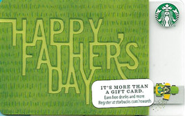 Starbucks 2016 Father&#39;s Day Collectible Gift Card New No Value - $2.99