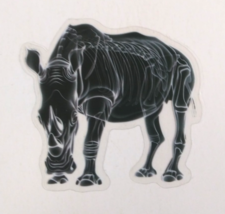 Rhino X-Ray Transparent Sticker 2.25&quot; x 2.38&quot; (AP) - $1.64