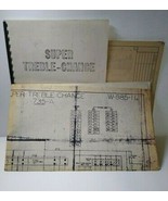 Super Treble Chance Upright Slot Machine Manual And Schematic Diagrams 1963 - £59.41 GBP