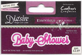 Crafter&#39;s Companion. Die&#39;Sire. Baby Shower Die. - $3.37 CAD