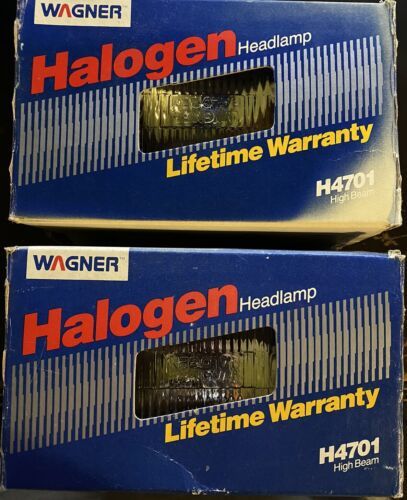 Wagner H4701 High Beam Halogen Headlamp Pair Set - USA sealed head light - £9.20 GBP