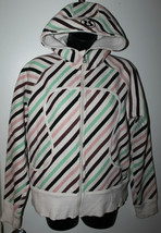 LULULEMON Womens Striped Scuba Hoodie , Check Dimensions Tag Missing - £54.57 GBP