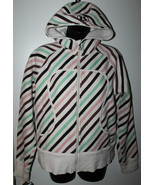 LULULEMON Womens Striped Scuba Hoodie , Check Dimensions Tag Missing - £54.80 GBP