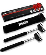 2 Pack Extendable Back Scratcher Stainless Steel Portable Telescoping Ha... - $8.86
