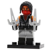 Single Sale Elektra Natchios Female Assassin Marvel Minifigures Block Toy - £2.38 GBP