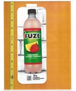 Coke Chameleon Size Fuze Strawberry Lemonade 20 oz BOTTLE Soda Flavor Strip - $4.10 CAD