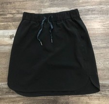 Lululemon Womens Size 6 Black Athletic On the Fly Skirt Skorts - £17.59 GBP