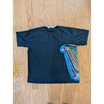 Guinness x ACHES Black Neon Harp Graphic T-Shirt Limited Edition Streetw... - $25.86