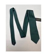 Barry.Wang Green Silk Tie Minimalist Special Occasion Preppy Office NWT - $465.54 MXN