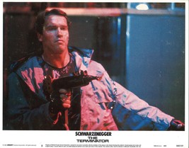 *THE TERMINATOR (1984) Arnold Schwarzenegger as Terminator With Gun Lobby Card - £58.63 GBP