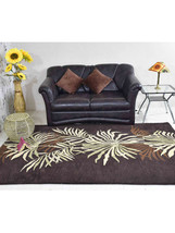 Glitzy Rugs UBSK00666T0004A17 9 x 12 ft. Hand Tufted Wool Floral Rectangle Area  - £350.82 GBP