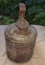 Vintage Justrite Metal Safety 1 Gallon Gas Can - £51.70 GBP