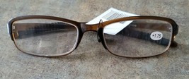 Plastic Framed Reading Eye Glasses ~ Brown Frame ~ +1.75 Strength ~ K65 - $14.96