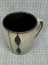Sango 4508 Prelude Black Coffee Cup Mug Vintage Stoneware China Set Repl... - $7.91