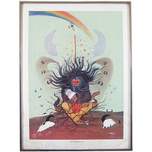 &quot;The Flower of Life&quot; By Rance Hood Signed Limited Edition #441/1500 Lithograph - £373.92 GBP