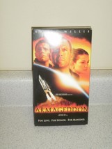 VHS MOVIE- ARMAGEDDON- BRUCE WILLIS- USED- L42 - £4.64 GBP