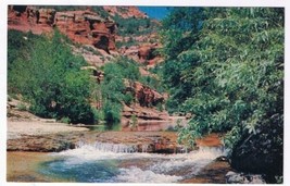 Arizona Postcard Beautiful Oak Creek Canyon Water - £2.30 GBP