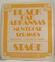 BLACK OAK ARKANSAS / MONTROSE (SAMMY HAGAR) - VINTAGE 70&#39;s CLOTH BACKSTA... - $25.00