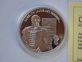 Great Hungarians series, Lajos Kossuth UNC PP silver coin/medal with certificate - £15.27 GBP