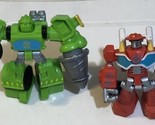 Transformers Rescue Heroes Bots Playskool Lot of 2 Boulder Heatwave - £9.46 GBP