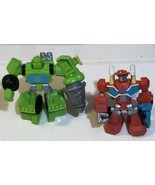 Transformers Rescue Heroes Bots Playskool Lot of 2 Boulder Heatwave - £9.30 GBP