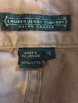 Ralph Lauren Lauren Jeans Co. pants Size 10 Cotton Dark Khaki - £15.54 GBP