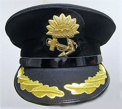 P & O Marine Ship Line Captain Black Hat Cap New Most Sizes Excellent Cp Made - $95.00