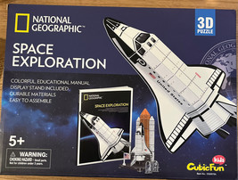 National Geographic Space Shuttle CubicFun 3D Puzzles for Kids 5+ NEW - £21.11 GBP