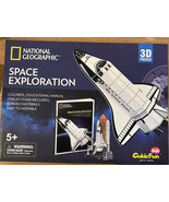National Geographic Space Shuttle CubicFun 3D Puzzles for Kids 5+ NEW - £21.08 GBP