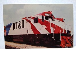 Railroad Postcard Train Railway Detroit Toledo Ironton Locomotive Patriotic 1776 - £6.72 GBP