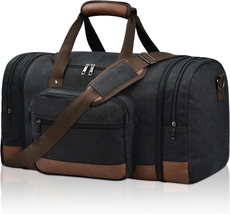 Canvas Duffel: Travel Essential, Black - £46.41 GBP