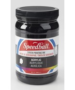 Speedball 004657 Acrylic Screen Printing Ink, 946ml, 32 Fl. oz, Black - $1,105.62 MXN