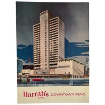 Vintage 1969 Old Las Vegas Casino Postcard Harrah&#39;s Reno Nevada Center S... - $12.95
