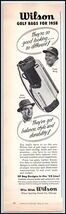 1950s Wilson Golf Bags &quot;For 1958&quot; PRINT AD Pro Golfers Sam Snead, Patty ... - $3.79