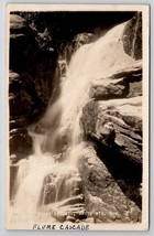 Flume Cascade White Mts NH RPPC Waterfalls New Hampshire Postcard A45 - £7.13 GBP
