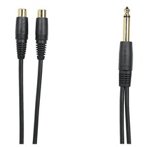 RadioShack -  Shielded 9-Inch(22.8CM) Y-Adapter Audio Cable - Gold Plate... - £7.05 GBP