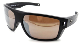 Costa Del Mar Sunglasses Diego 62-14-113 Matte Black / Copper Silver Mirror 580G - £211.31 GBP