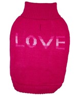 Fashion Pet True Love Dog Sweater Pink Medium - £40.50 GBP