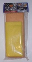 NEW 5-in-1 CAR Towel Set of 2 CLEANS WASHES DRIES POLISHES WAXES 24 x 20... - $8.73