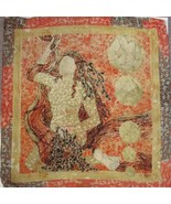 Artist Signed Large Women Scarf Redhead Lady Vines Print Numbered 1 Of 500 - £37.42 GBP