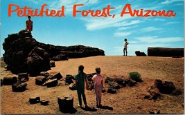 Old Faithful Tree Petrified Forest National Park Arizona Postcard PC75 - £3.90 GBP
